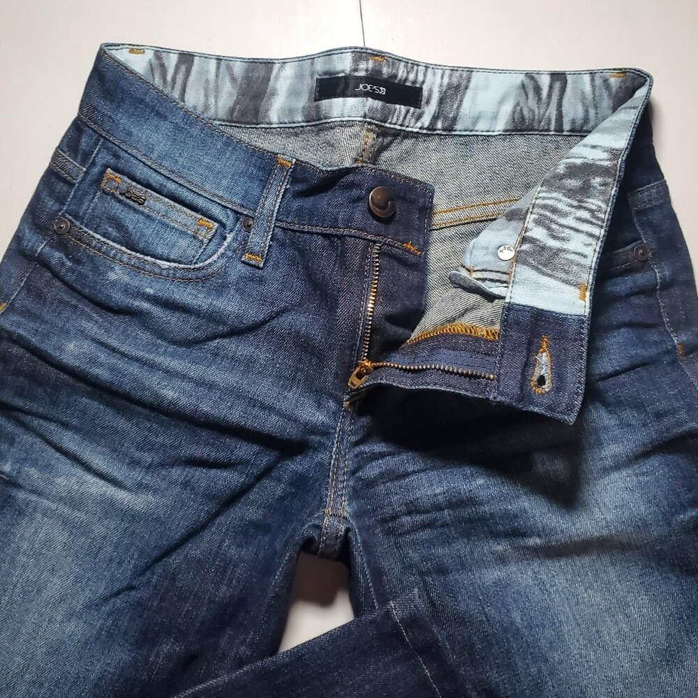Joe's Jeans Cigarette Fit in Dark Wash Sz 24w - shipping incl